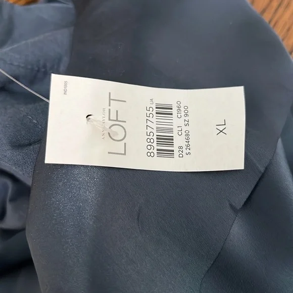 NEW LOFT Blue Gray Layered Tank Top XL - Picture 6 of 6